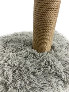 Foeiii Krabpaal Pluche Lichtgrijs 39X39X80 CM