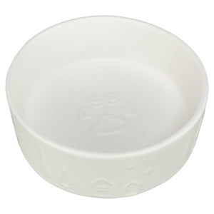 Trixie Xmas Voerbak Hond Keramiek Wit