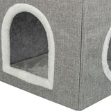 Trixie Kattenmand / Kattenhuis Nora Soft 2 Verdriepingen Lichtgrijs