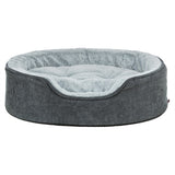 Trixie Vital Hondenmand Lino Soft Ovaal Grijs / Lichtgrijs