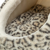 Trixie Kattenmand Iglo Leo  Soft Pluche Creme / Panterprint