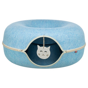 Trixie Speeldonut Vilt Blauw