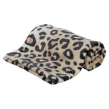 Trixie Hondendeken Leo Softpluche Panterprint Creme