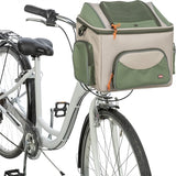 Trixie Fietsmand Voor Stuur Polyester Olijfgroen / Beige