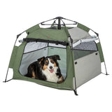 Trixie Hondentent Pop-Up Olijfgroen / Beige