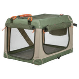 Trixie Kennel Comfy Bench Stof / Reismand Olijfgroen / Beige
