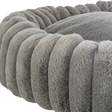 Trixie Hondenmand Lonni Rond Brede Ribstof Antraciet 50X50X12 Cm