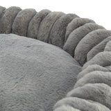 Trixie Hondenmand Lonni Rond Brede Ribstof Antraciet 50X50X12 Cm