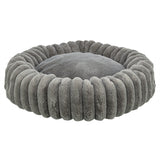 Trixie Hondenmand Lonni Rond Brede Ribstof Antraciet 50X50X12 Cm