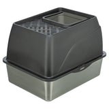 Trixie Kattenbak Hop-In Rvs Grijs 40X52X39 Cm