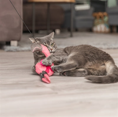 Trixie Kattenhengel Telescopisch Grote Katten Met Flamingo Roze