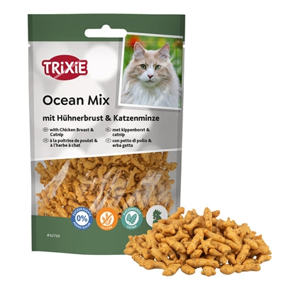 Trixie Ocean Mix Met Kippenborst En Catnip