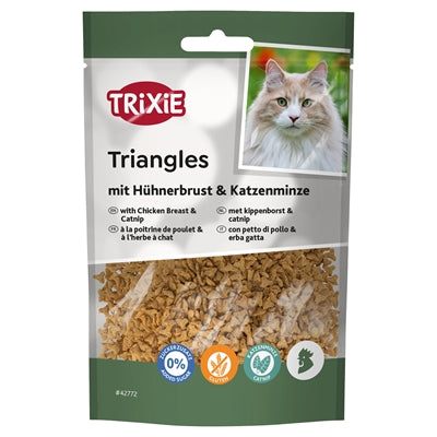 Trixie Triangles Met Kippenborst En Catnip