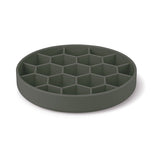Zolux Voebrak Hond Slow Feed Met Zuignappen Silicone Grijs 16X16X4,5 Cm