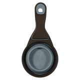 Zolux Voerschep 2 In 1 Schep / Afsluitklem Silicone Grijs 19,5X10X4 Cm