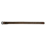 Zolux Expert Halsband Hond Premium Leer / Neopreen Bruin 30X1,4 Cm