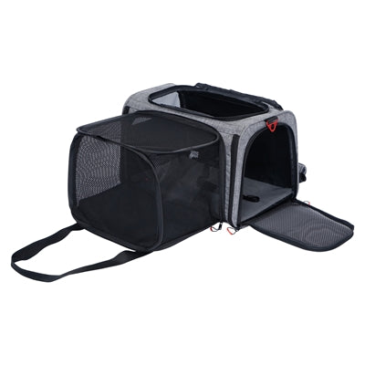 Zolux Reismand Hond / Kat Uitbreidbaar Maximaal 8 Kg Grijs / Zwart  L 58X49X29 Cm <8Kg