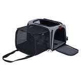 Zolux Reismand Hond / Kat Uitbreidbaar Maximaal 8 Kg Grijs / Zwart  L 58X49X29 Cm <8Kg