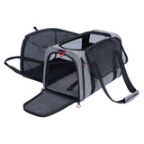 Zolux Reismand Hond / Kat Uitbreidbaar Maximaal 8 Kg Grijs / Zwart  L 58X49X29 Cm <8Kg