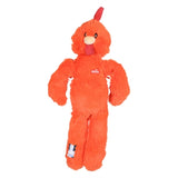 Zolux Furry Farm Haan Brock Pluche Met Touw Oranje 36,5X16X6 Cm