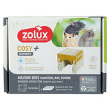 Zolux Knaaghuis Cosy Hamster / Rat / Muis Hout 17,5X14X15 Cm