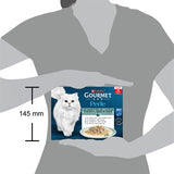 Gourmet Perle Ocean Flakes In Saus Kabeljauw / Zalm / Schol / Koolvis 12X85 Gr