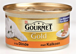 Gourmet Gold Fijne Mousse Kalkoen 85 GR (24 stuks)