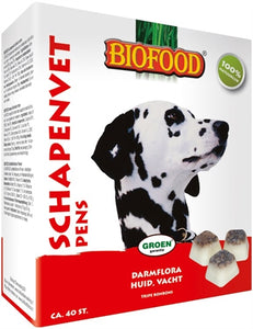 Biofood Schapenvet Maxi Bonbons Pens 40 ST