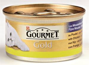 Gourmet Gold Fijne Mousse Kip 85 GR (24 stuks)