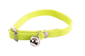 Martin Sellier Halsband Kat Elastisch Nylon Groen 30X1 CM