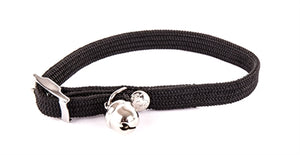 Martin Sellier Halsband Kat Elastisch Nylon Zwart 30X1 CM