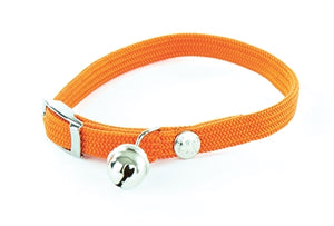 Martin Sellier Halsband Kat Elastisch Nylon Oranje 30X1 CM