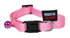 Martin Sellier Kattenhalsband Nylon Uni Roze 13 MMX20-30 CM