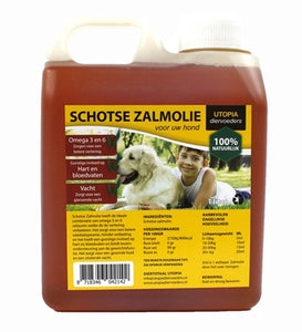 Utopia Diertotaal Schotse Zalmolie Naturel 1 LTR