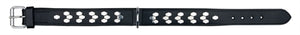 Trixie Halsband Hond Active Leer Met Applicaties Zwart
