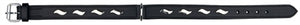 Trixie Halsband Hond Active Leer Met Golfjes Zwart