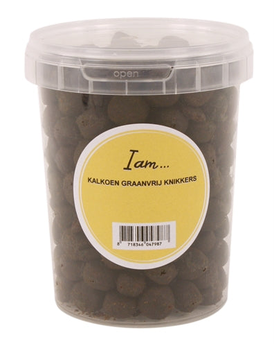 I Am Kalkoen Knikkers Graanvrij 300 GR