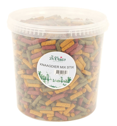 De Vries Knaagdier Mix Stix 4,5 KG 10 LTR