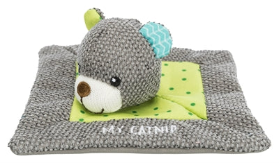 Trixie Junior Knuffeldoek Beer Met Kattenkruid / Catnip 13X13 CM