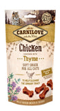 Carnilove Soft Snack Kip / Tijm 50 GR