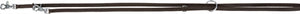 Trixie Hondenriem Rustic Verstelbaar Vetleer Donkerbruin 200X1,2 CM
