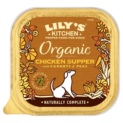 Lily's Kitchen Dog Organic Chicken Supper 11X150 GR