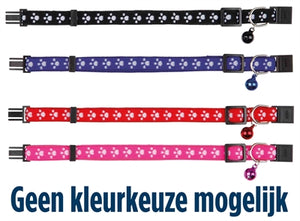 Trixie Halsband Kat Print Poot Elastisch