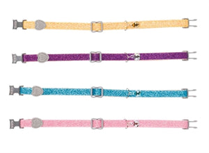 Trixie Halsband Kat Glitter Met Metalen Sluiting Assorti