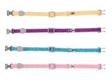 Trixie Halsband Kat Glitter Met Metalen Sluiting Assorti