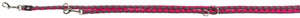 Trixie Hondenriem Cavo Verstelbaar Fuchsia / Grijs