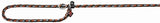 Trixie Hondenriem Mountain Rope Retriever Zwart / Oranje