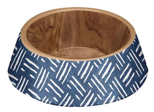 Tarhong Voerbak Hond Oasis Melamine Indigo Blauw 16X16X5 CM 350 ML