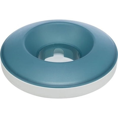 Trixie Slowfeeding Rocking Bowl Kunststof / Tpr Grijs / Blauw 23X23 CM 500 ML