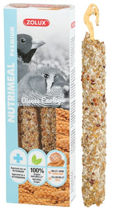 Zolux Nutrimeal Stick Tropische Vogel Gele Gierst 110 GR 3 ST